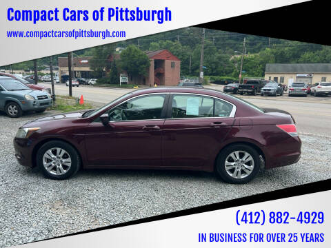 2009 Honda Accord for sale at Compact Cars of Pittsburgh in Pittsburgh PA