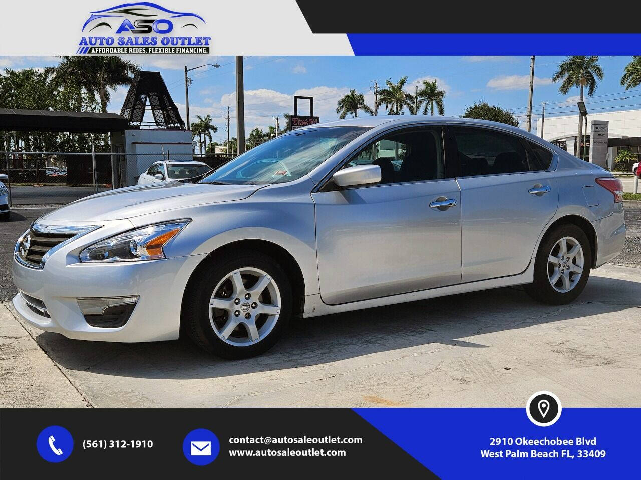 2013 Nissan Altima for sale at Auto Sales Outlet in West Palm Beach, FL