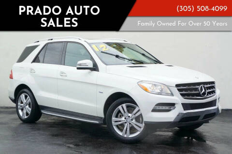 2012 Mercedes-Benz M-Class for sale at Prado Auto Sales in Miami FL