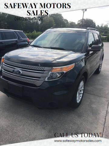 2015 Ford Explorer for sale at Safeway Motors Sales in Laurinburg NC