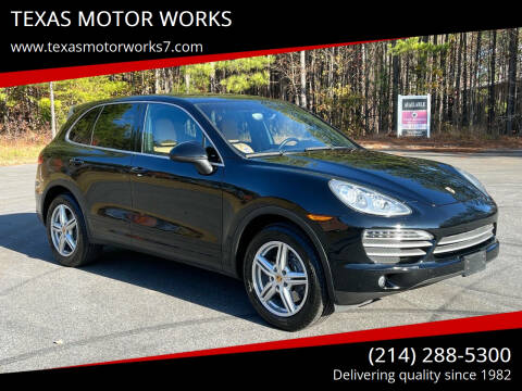 2014 Porsche Cayenne for sale at TEXAS MOTOR WORKS in Arlington TX