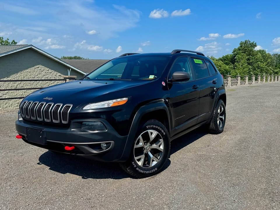 Black 2014 Jeep Cherokee Trailhawk 4x4 Trailhawk 4dr SUV 2