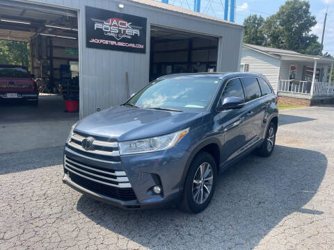 2018 Toyota Highlander for sale at Jack Foster Used Cars LLC in Honea Path SC