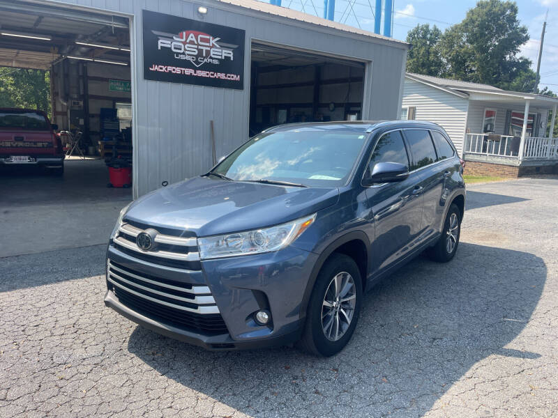 2018 Toyota Highlander for sale at Jack Foster Used Cars LLC in Honea Path SC