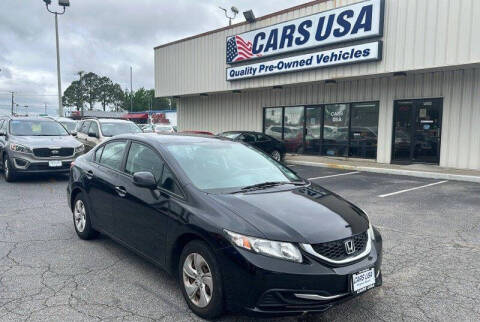 2013 Honda Civic for sale at Cars USA in Virginia Beach VA