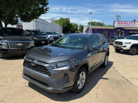 2019 Toyota RAV4 Hybrid for sale at Quality Auto Sales LLC in Garland TX