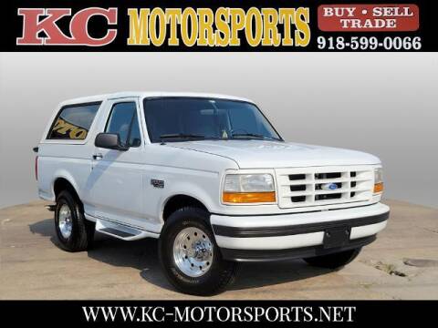 1994 Ford Bronco for sale at KC MOTORSPORTS in Tulsa OK