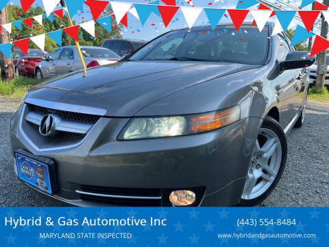 2008 Acura TL for sale at Hybrid & Gas Automotive Inc in Aberdeen MD