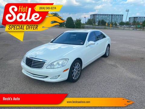 2007 Mercedes-Benz S-Class for sale at Beck's Auto in Chesterfield VA