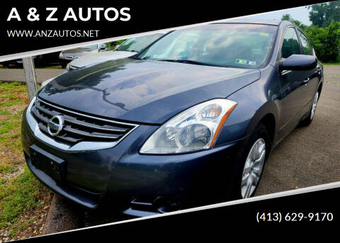 2012 Nissan Altima for sale at A & Z AUTOS in Westfield MA