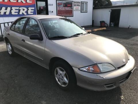 2001 Chevrolet Cavalier for sale at J and H Auto Sales in Union Gap WA