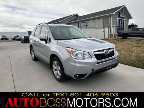 2015 Subaru Forester for sale at Auto Boss in Woods Cross UT