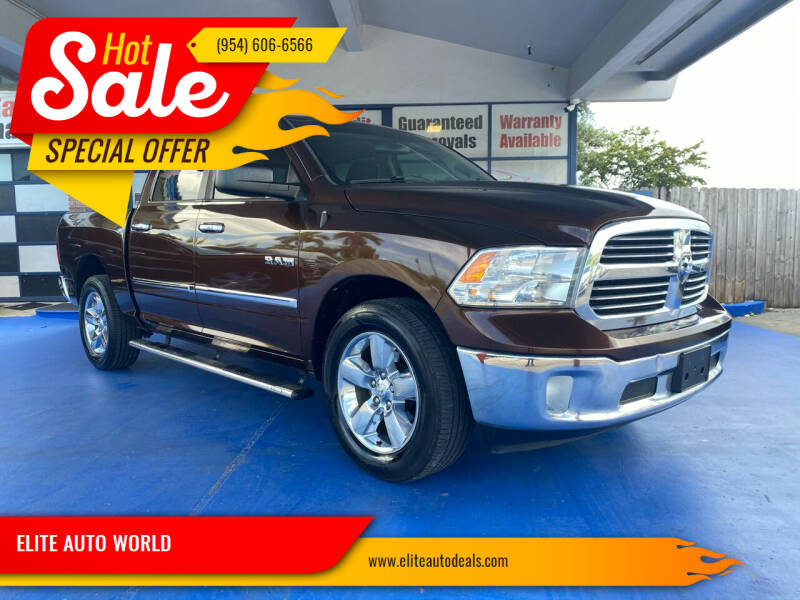 2014 RAM Ram Pickup 1500 for sale at ELITE AUTO WORLD in Fort Lauderdale FL