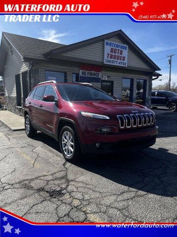 2014 Jeep Cherokee for sale at WATERFORD AUTO TRADER LLC in Waterford MI