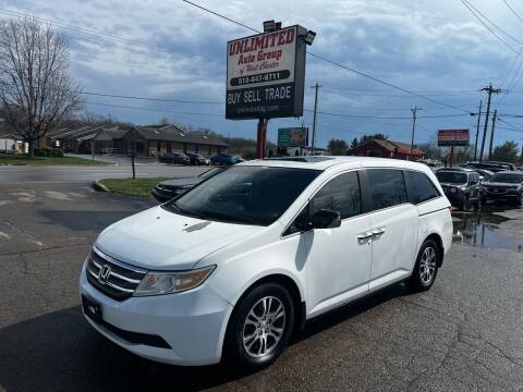 2012 Honda Odyssey for sale at Unlimited Auto Group in West Chester OH