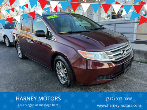 2013 Honda Odyssey for sale at HARNEY MOTORS in Gettysburg PA