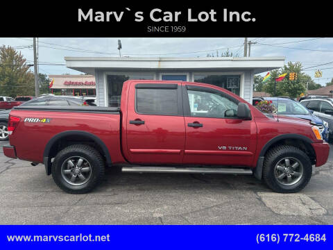 2015 Nissan Titan for sale at Marv`s Car Lot Inc. in Zeeland MI