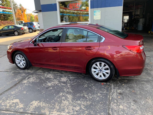 2015 Subaru Legacy for sale at Chuckie Bizzarro's Fleetwing Auto in Erie, PA