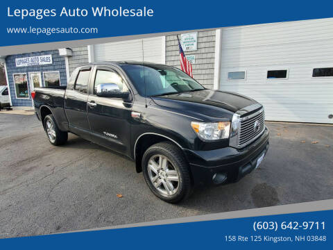 2010 Toyota Tundra for sale at Lepages Auto Wholesale in Kingston NH