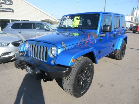 2016 Jeep Wrangler Unlimited for sale at Dam Auto Sales in Sioux City IA