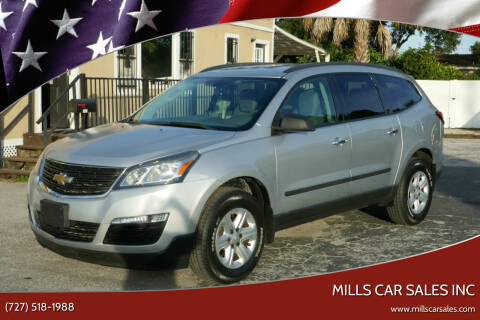 2015 Chevrolet Traverse for sale at MILLS CAR SALES INC in Clearwater FL