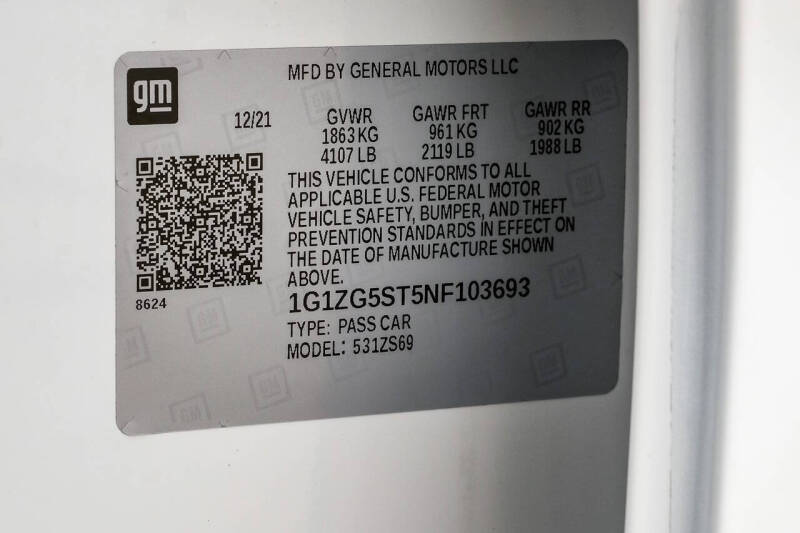 2022 Chevrolet Malibu RS