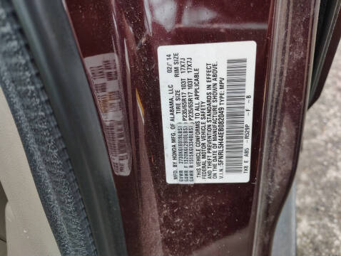 2014 Honda Odyssey EX