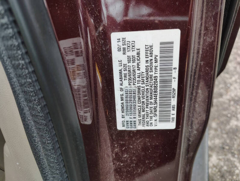 2014 Honda Odyssey EX