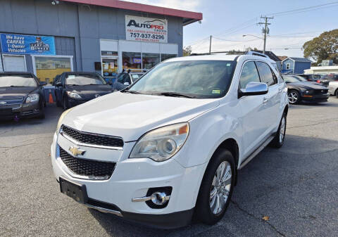 2011 Chevrolet Equinox for sale at AutoPro Virginia LLC in Virginia Beach VA