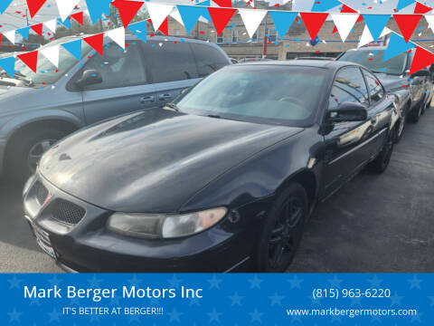 2002 Pontiac Grand Prix for sale at Mark Berger Motors Inc in Rockford IL