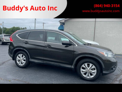 2014 Honda CR-V for sale at Buddy's Auto Inc in Pendleton, SC
