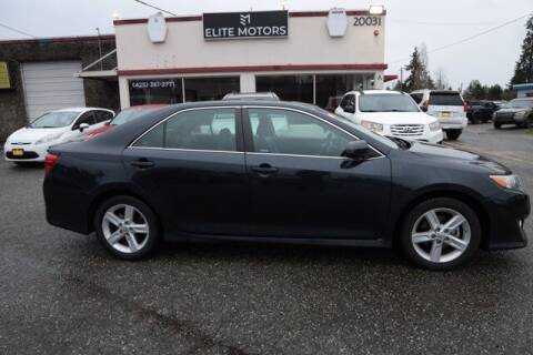 2013 Toyota Camry for sale at Elite Motors in Lynnwood WA