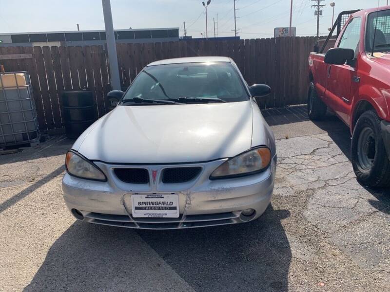 2003 Pontiac Grand Am for sale at SPRINGFIELD PRE-OWNED in Springfield IL