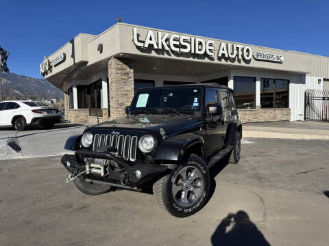 2017 Jeep Wrangler Unlimited for sale at Lakeside Auto Brokers in Colorado Springs CO