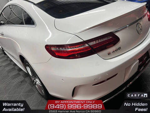 2018 Mercedes-Benz E-Class E 400 4MATIC