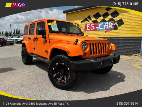 2012 Jeep Wrangler Unlimited for sale at Escar Auto in El Paso TX