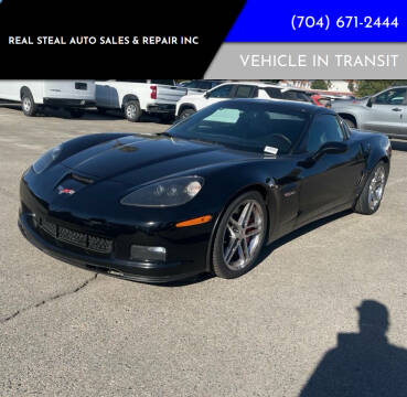 2008 Chevrolet Corvette for sale at Real Steal Auto Sales & Repair Inc in Gastonia NC