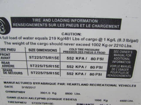 2018 Heartland NORTH TRAI