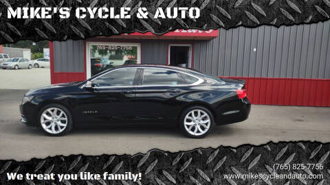2015 Chevrolet Impala for sale at MIKE'S CYCLE & AUTO in Connersville IN