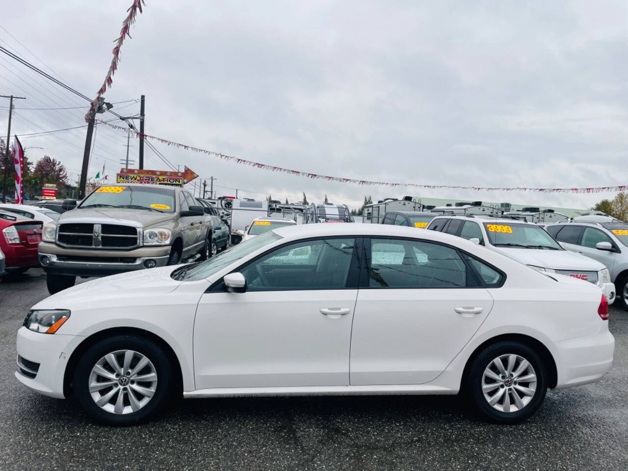 2013 Volkswagen Passat for sale at New Creation Auto Sales in Everett, WA