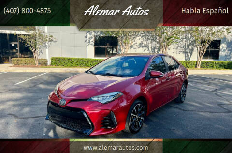 2017 Toyota Corolla for sale at Alemar Autos in Orlando FL