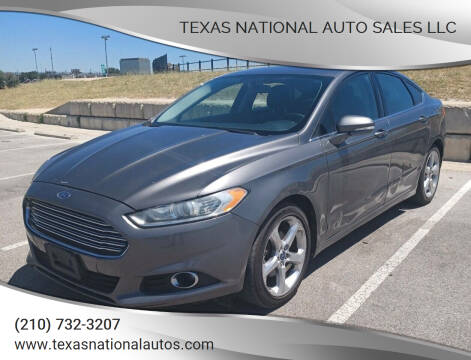 2014 Ford Fusion for sale at Texas National Auto Sales LLC in San Antonio TX