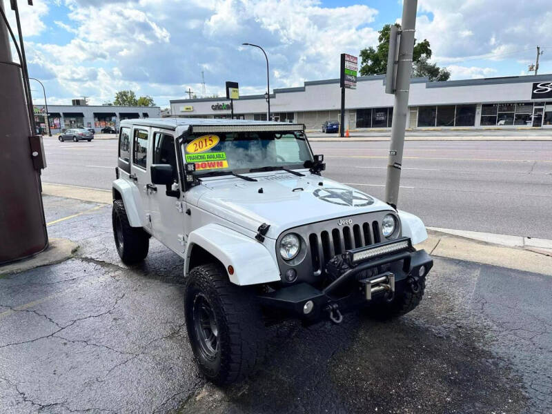 2015 Jeep Wrangler Unlimited for sale at JBA Auto Sales Inc in Stone Park IL