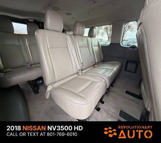 2018 Nissan NV 3500 HD SL