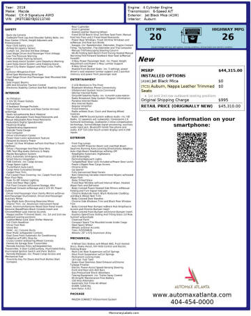 2018 Mazda CX-9 Signature