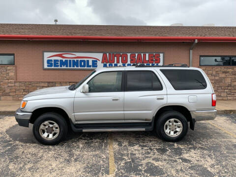 2002 Toyota 4Runner for sale at Seminole Auto Sales in Seminole OK