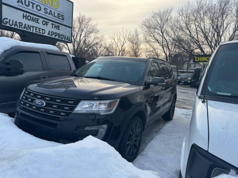 2017 Ford Explorer for sale at Chinos Auto Sales in Crystal MN