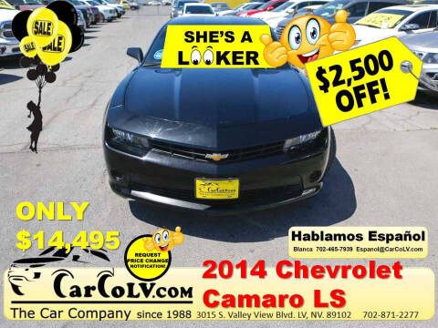 2014 Chevrolet Camaro for sale at The Car Company in Las Vegas NV