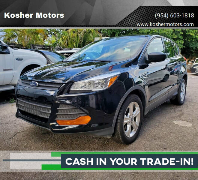 2016 Ford Escape for sale at Kosher Motors in Hollywood FL