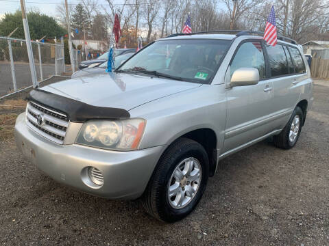 2003 Toyota Highlander for sale at Lance Motors in Monroe Township NJ